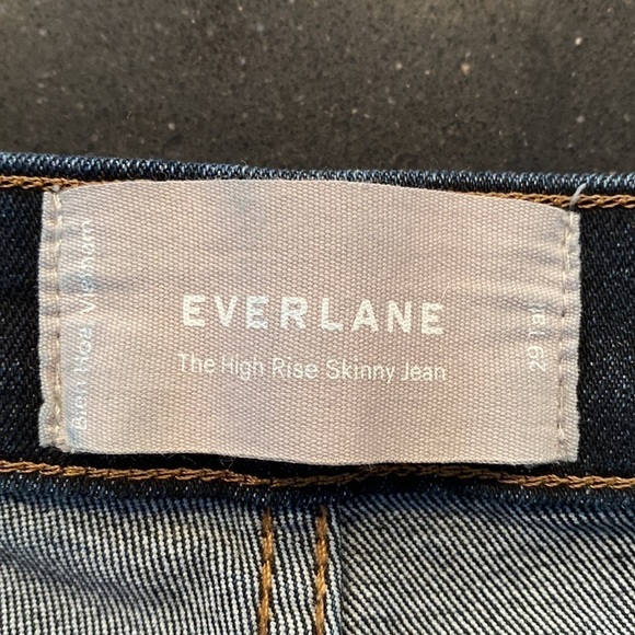 Everlane Stretch High-Rise Skinny SZ 29 TALL - Picture 3 of 8